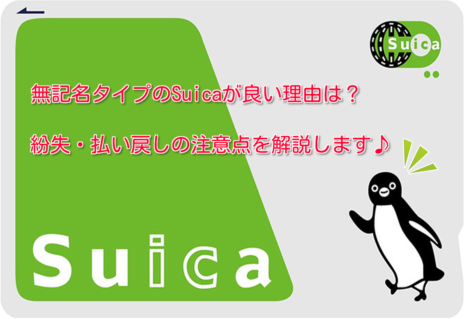 無記名 Suica - 鉄道